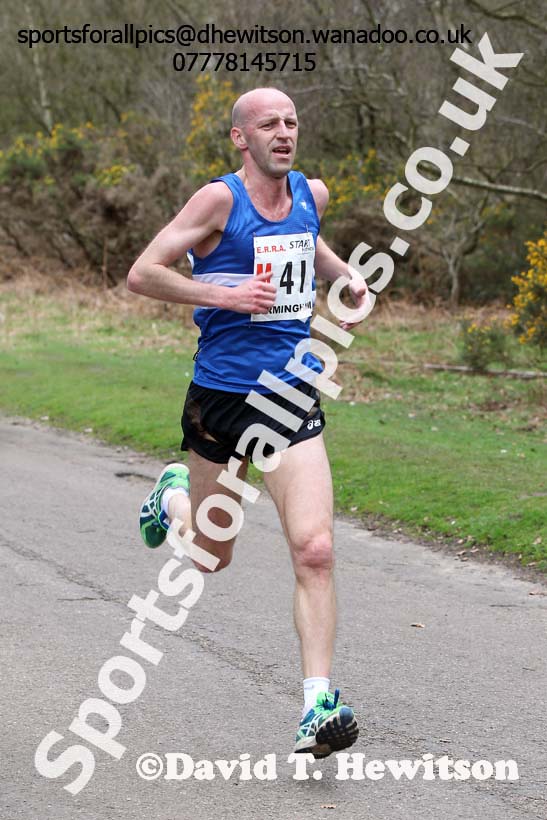 Ian Hudspith (Morpeth) on the 9th leg of the National 12 Stage Relay, National 12 and 6 Stage Relays, Sutton Park, Birmingham. Photo: David T. Hewitson/Sports for All Pics